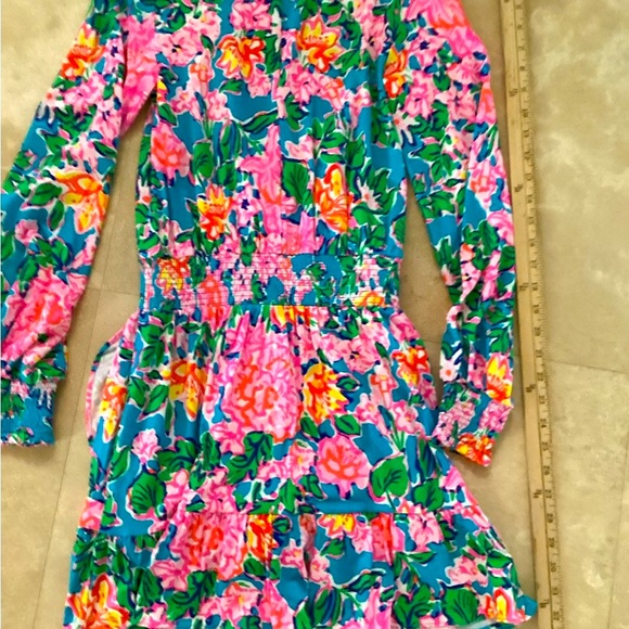 NWT Lilly Pulitzer Peggy romper, pattern “Rose to the occasion “ - Picture 4 of 6